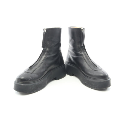 ZIPPED BOOT 1 ブーツ レザー ブラック ザロウ シューズ THE ROW
