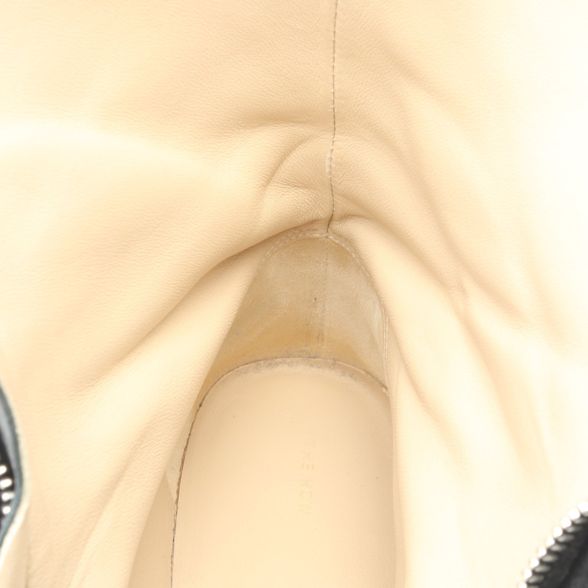 ZIPPED BOOT 1 ブーツ レザー ブラック ザロウ シューズ THE ROW