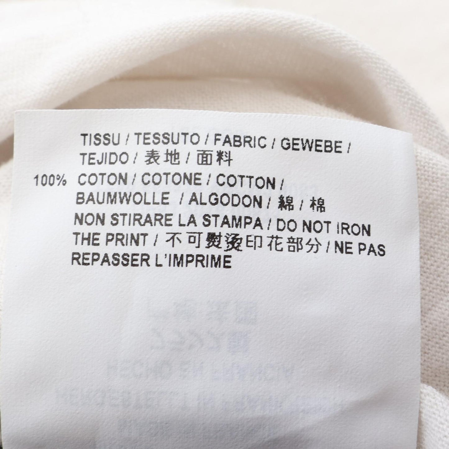 プリント 半袖Tシャツ コットン ライトグレー サンローランパリ
