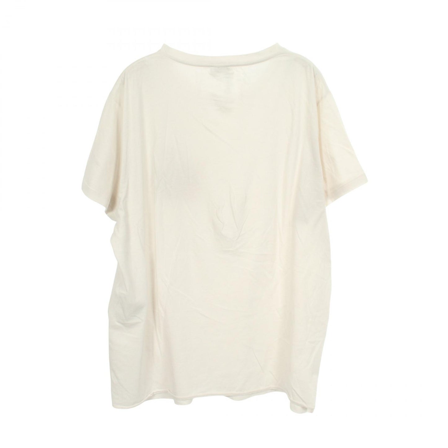 プリント 半袖Tシャツ コットン ライトグレー サンローランパリ