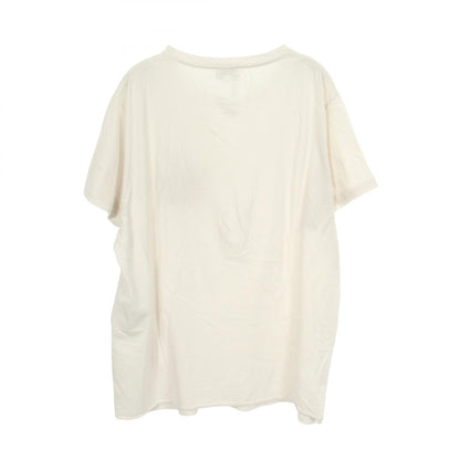 プリント 半袖Tシャツ コットン ライトグレー サンローランパリ