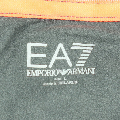 ロゴ 長袖Tシャツ グレーグリーン ブラック イーエーセブンエンポリオアルマーニ トップス EA7 EMPORIO ARMANI