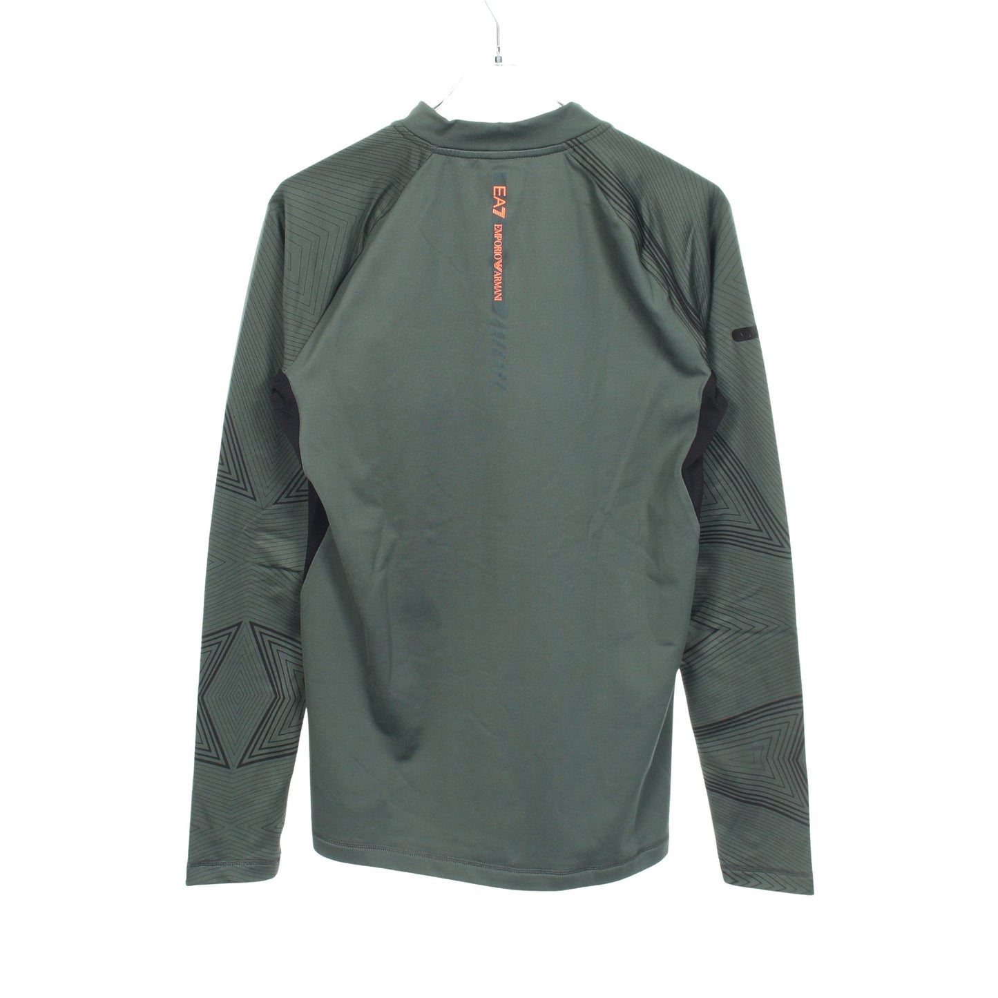 ロゴ 長袖Tシャツ グレーグリーン ブラック イーエーセブンエンポリオアルマーニ トップス EA7 EMPORIO ARMANI