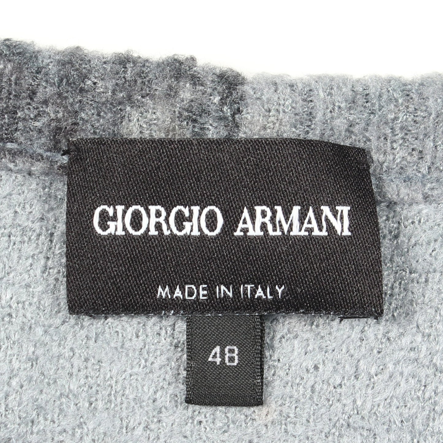総柄 ニット ビスコース ナイロン グレー マルチカラー ジョルジオアルマーニ
