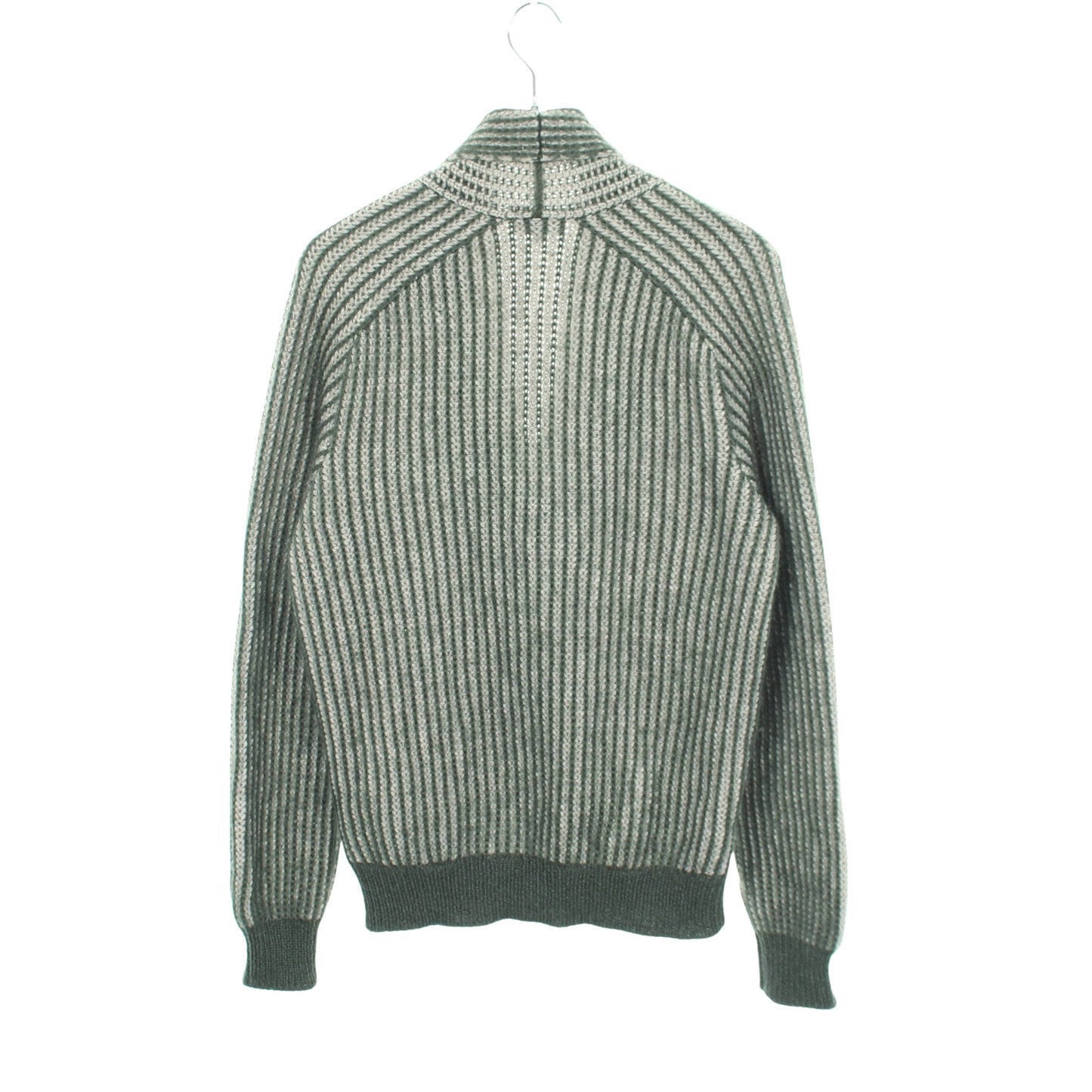 ニット カシミヤ モヘヤ グリーン グレー ジョルジオアルマーニ