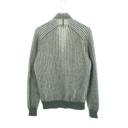 ニット カシミヤ モヘヤ グリーン グレー ジョルジオアルマーニ