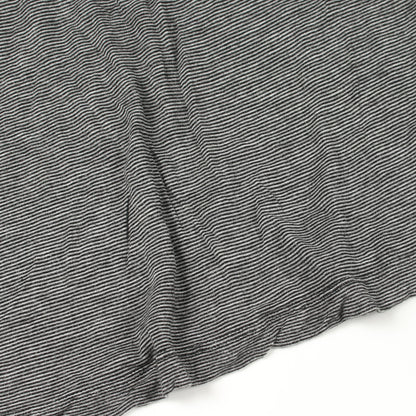 ボーダー 半袖Tシャツ レーヨン ブラック グレー サンローランパリ