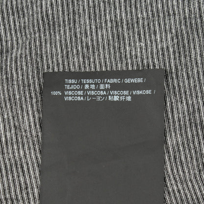 ボーダー 半袖Tシャツ レーヨン ブラック グレー サンローランパリ