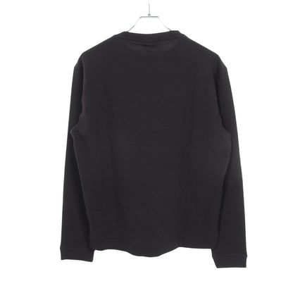 クルーネック 長袖Tシャツ コットン ブラック エンポリオアルマーニ トップス EMPORIO ARMANI