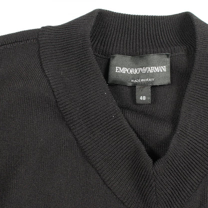 ニット ベスト ナイロン ブラック エンポリオアルマーニ トップス EMPORIO ARMANI