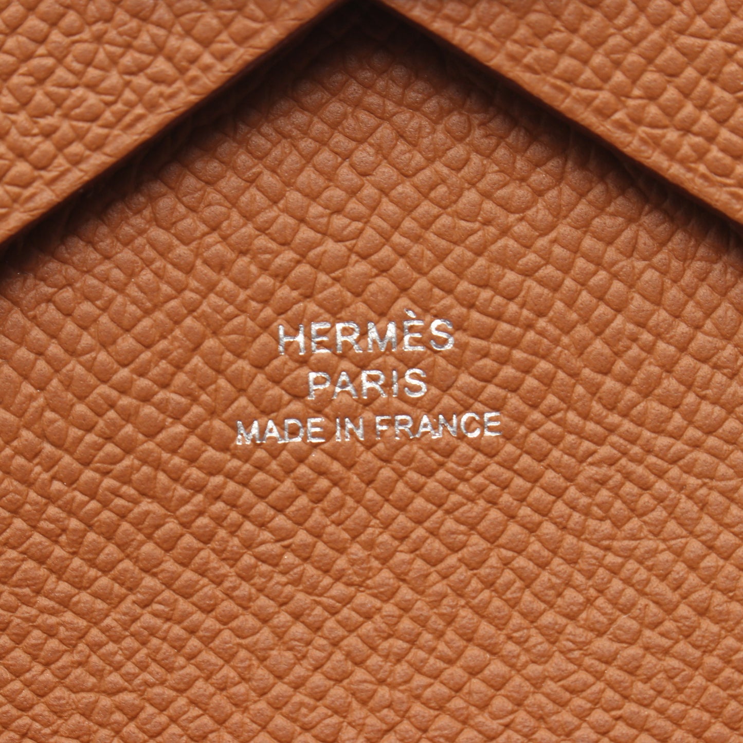 カルヴィデュオ ゴールド コインケース トリヨンクレマンス ブラウン シルバー金具 B刻印 エルメス 財布・小物 HERMES