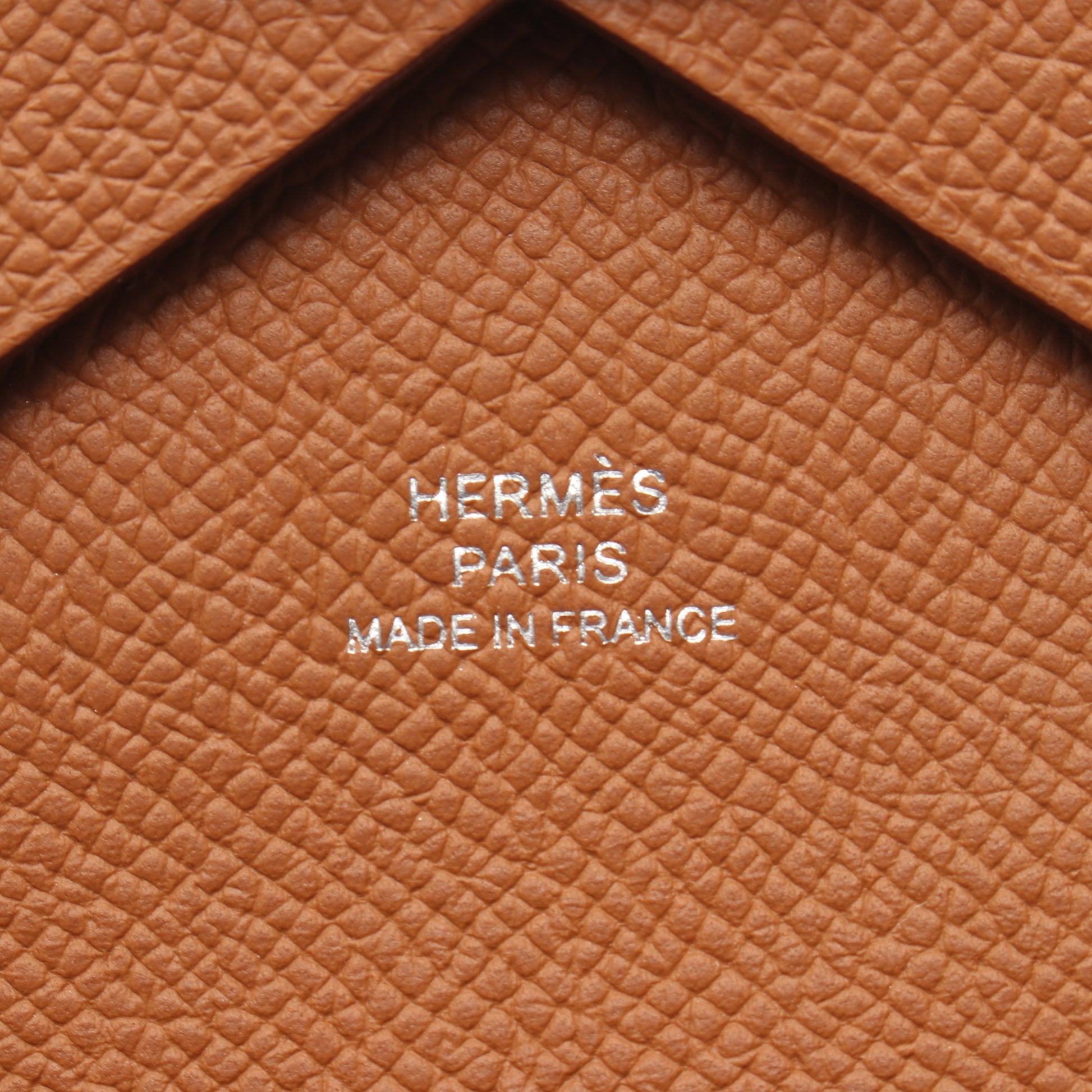 カルヴィデュオ ゴールド コインケース トリヨンクレマンス ブラウン シルバー金具 B刻印 エルメス 財布・小物 HERMES