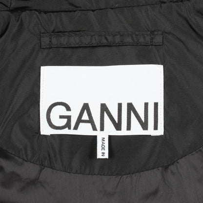 フード付き ナイロンジャケット ナイロン ブラック ガニー アウター GANNI