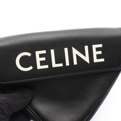 トライアングル ショルダーバッグ レザー ブラック セリーヌ バッグ CELINE