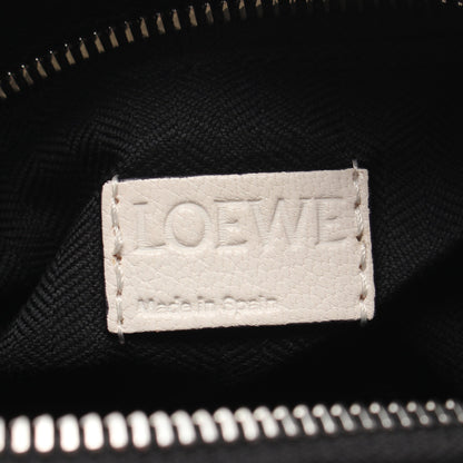 パズルバッグ ミディアム ハンドバッグ レザー ホワイト レッド ブラック ロエベ バッグ LOEWE