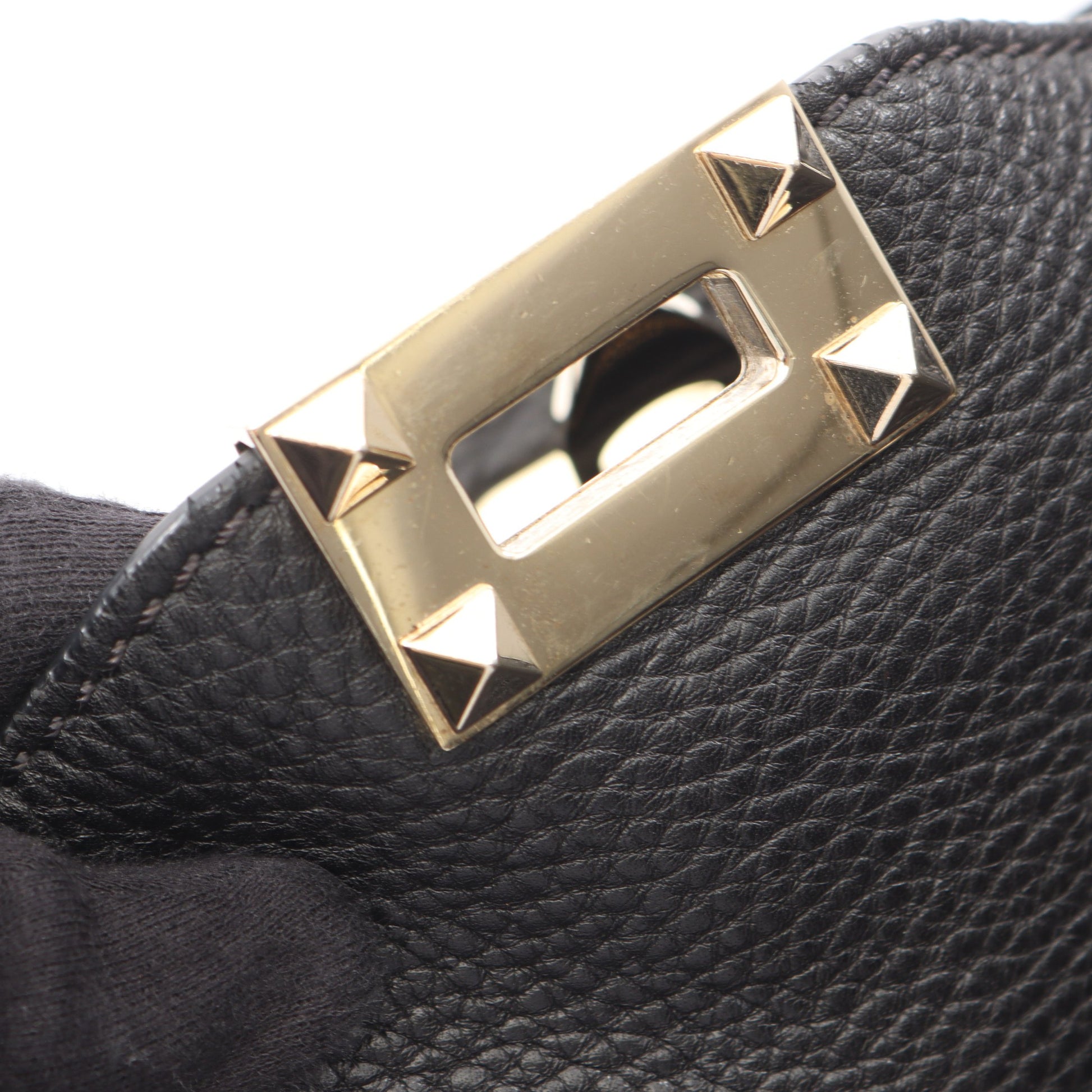 ロックスタッズ 2WAY ハンドバッグ トートバッグ レザー ブラック ヴァレンティノガラヴァーニ バッグ VALENTINO GARAVANI