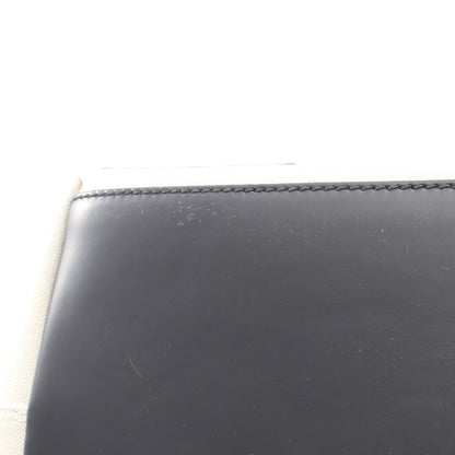 NAVY CABAS S ネイビーカバ ハンドバッグ トートバッグ キャンバス レザー アイボリー ブラック バレンシアガ バッグ BALENCIAGA
