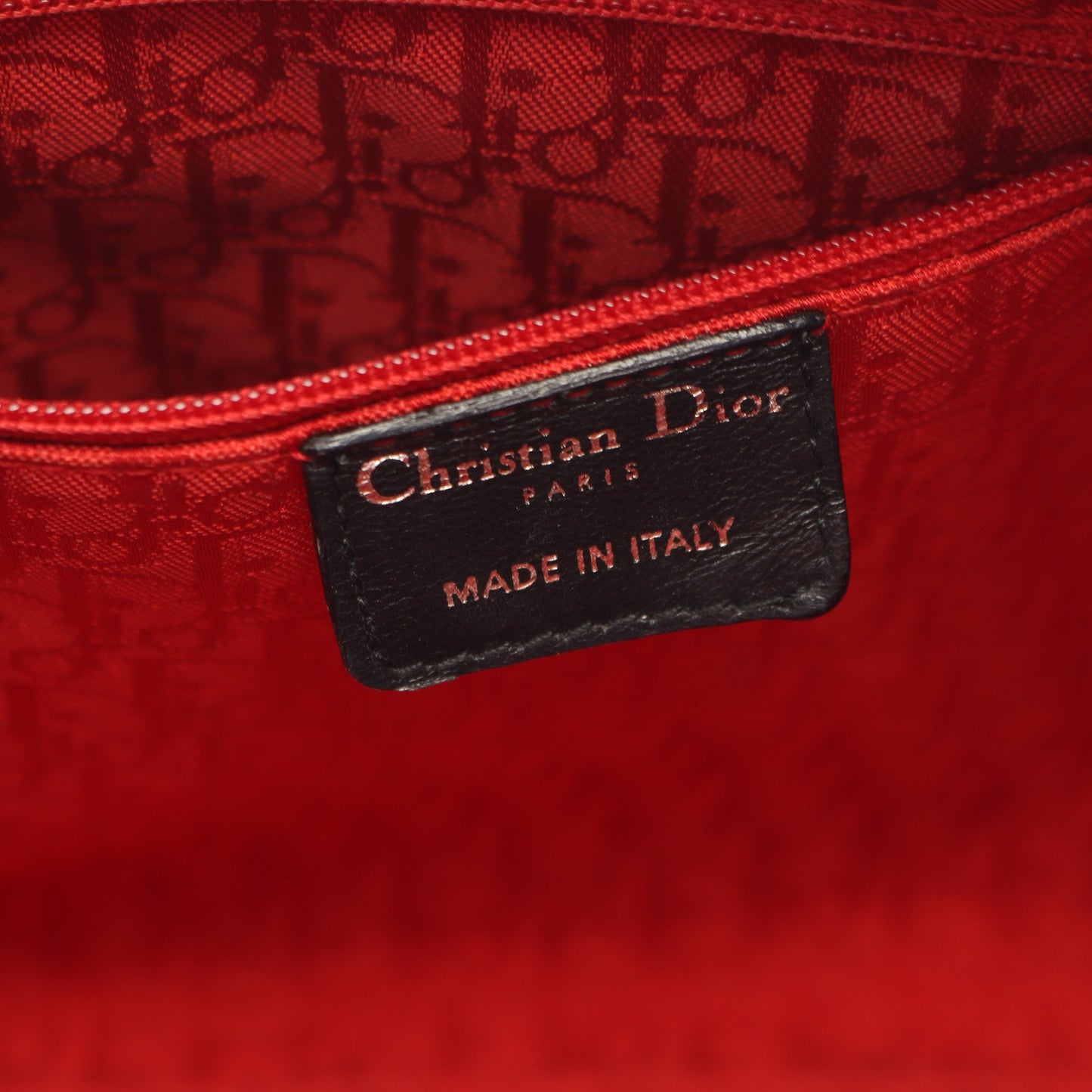 レディディオール ラージ カナージュ ハンドバッグ レザー ブラック クリスチャンディオール バッグ Christian Dior