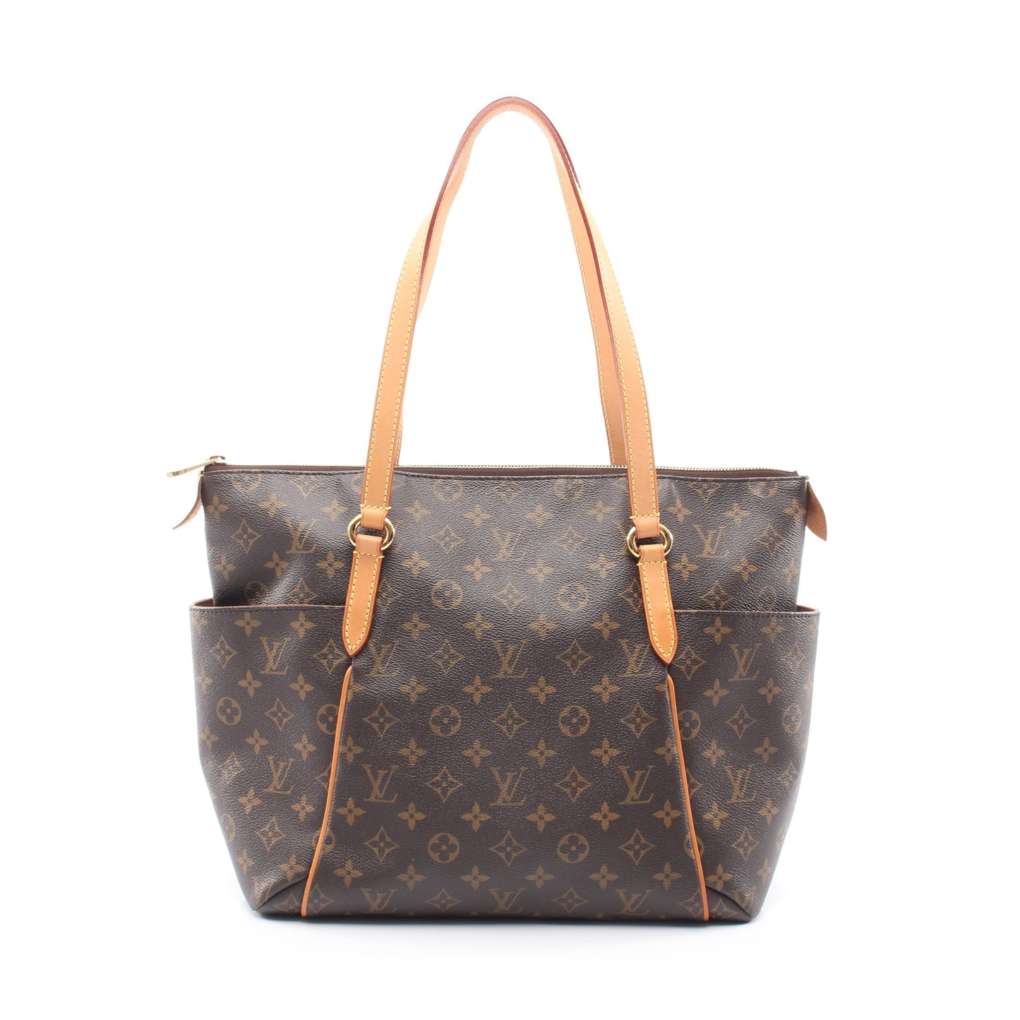 トータリーMM モノグラム ショルダーバッグ トートバッグ PVC レザー ブラウン ルイヴィトン バッグ LOUIS VUITTON