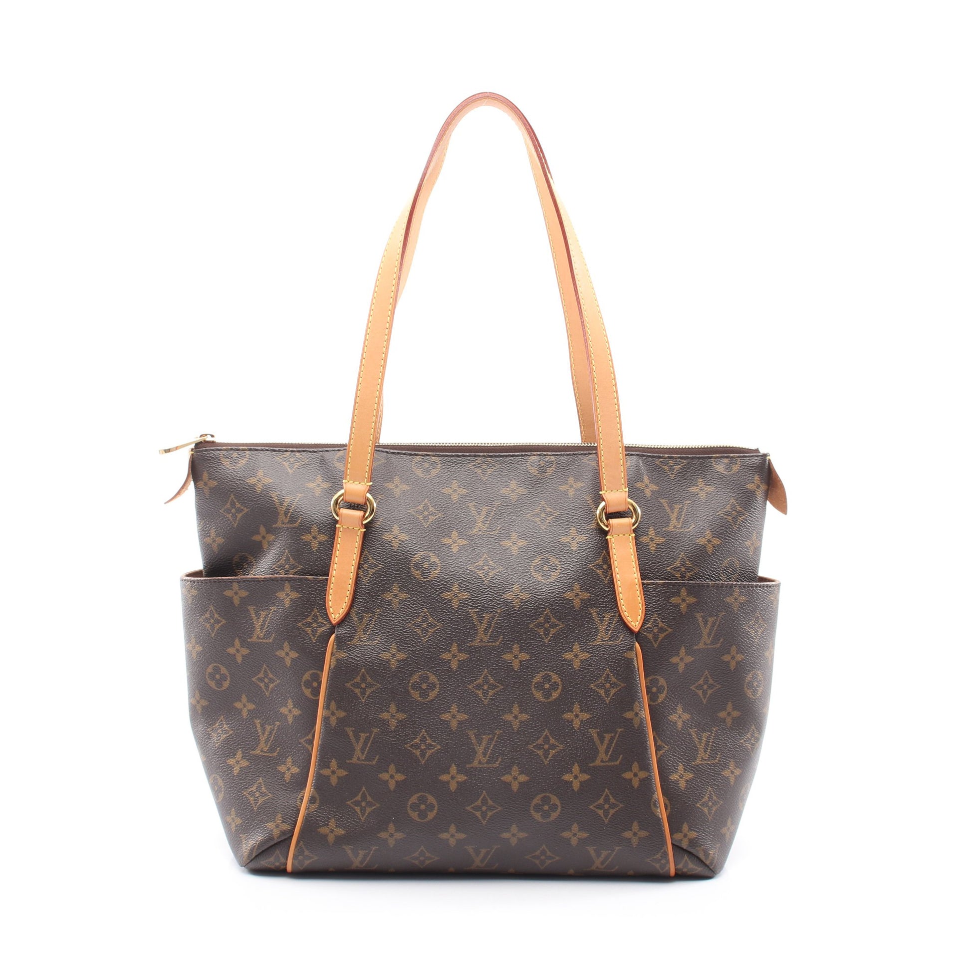 トータリーMM モノグラム ショルダーバッグ トートバッグ PVC レザー ブラウン ルイヴィトン バッグ LOUIS VUITTON