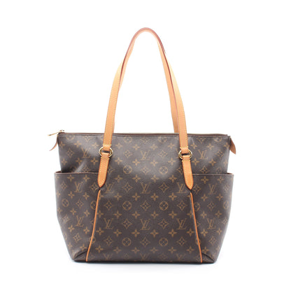 トータリーMM モノグラム ショルダーバッグ トートバッグ PVC レザー ブラウン ルイヴィトン バッグ LOUIS VUITTON