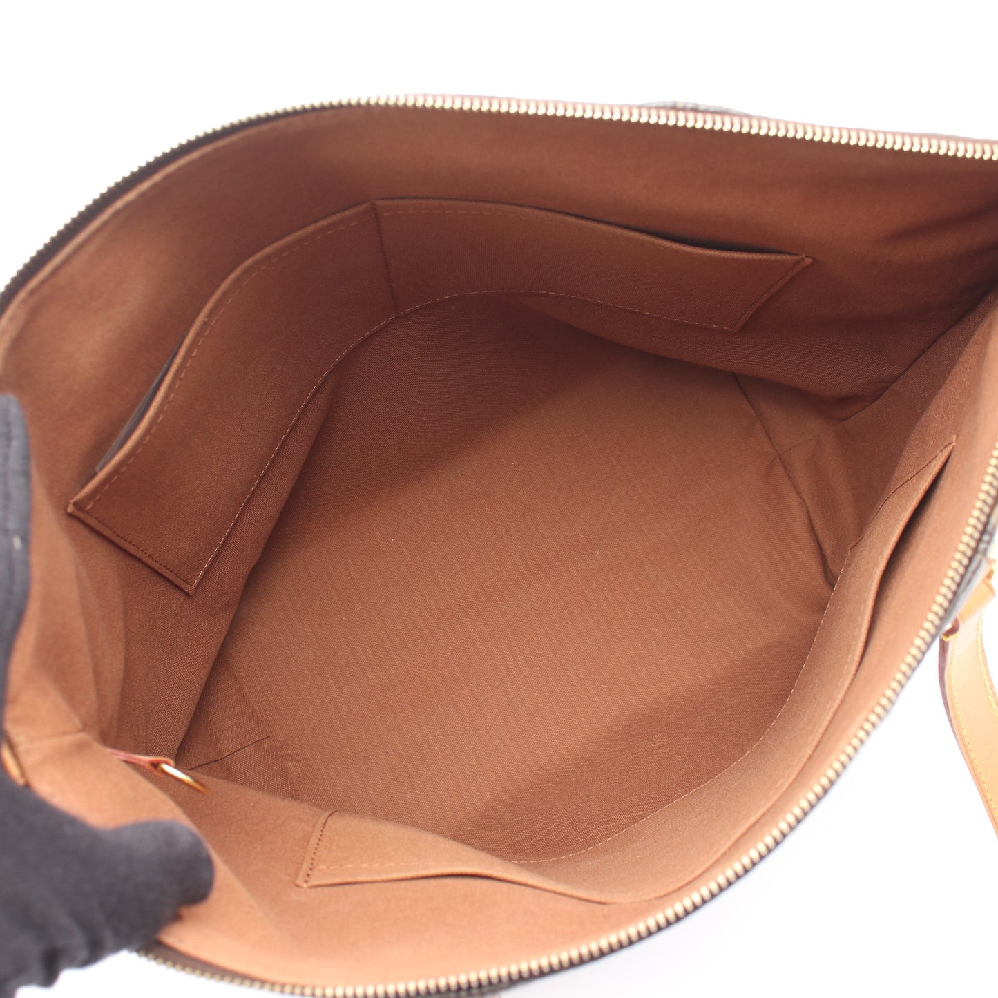 トータリーMM モノグラム ショルダーバッグ トートバッグ PVC レザー ブラウン ルイヴィトン バッグ LOUIS VUITTON