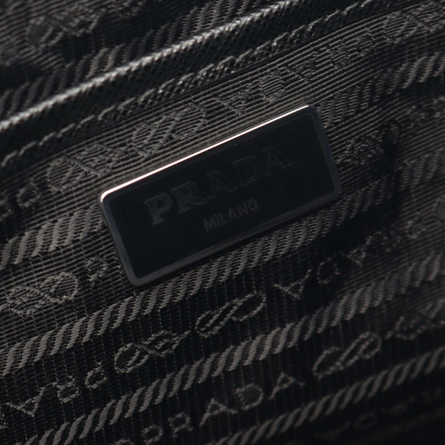 VELA バックパック リュックサック ナイロン サフィアーノレザー ブラック プラダ バッグ PRADA