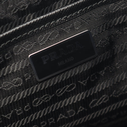 VELA バックパック リュックサック ナイロン サフィアーノレザー ブラック プラダ バッグ PRADA