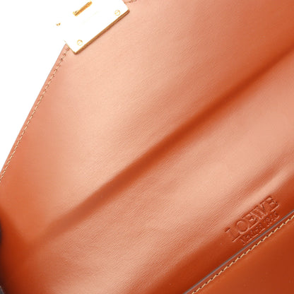 アナグラム クラッチバッグ セカンドバッグ レザー ブラウン ロエベ バッグ LOEWE