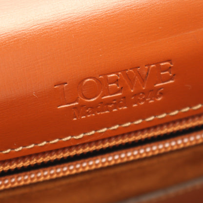 アナグラム クラッチバッグ セカンドバッグ レザー ブラウン ロエベ バッグ LOEWE