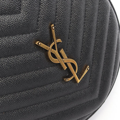 ヴィニル モノグラム チェーンショルダーバッグ レザー ブラック イヴサンローラン バッグ YVES SAINT LAURENT