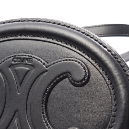 トリオンフ オバールパース キュイル ショルダーバッグ レザー ブラック セリーヌ バッグ CELINE