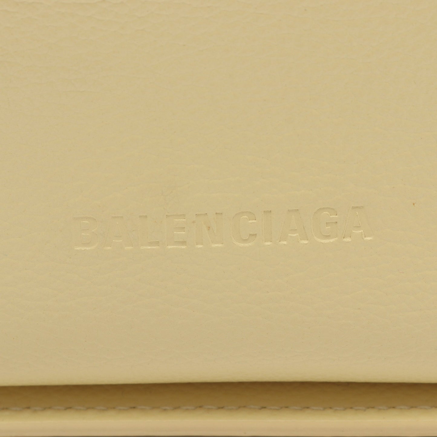 ノースサウス 2WAY ワンショルダーバッグ レザー ライトイエロー バレンシアガ バッグ BALENCIAGA
