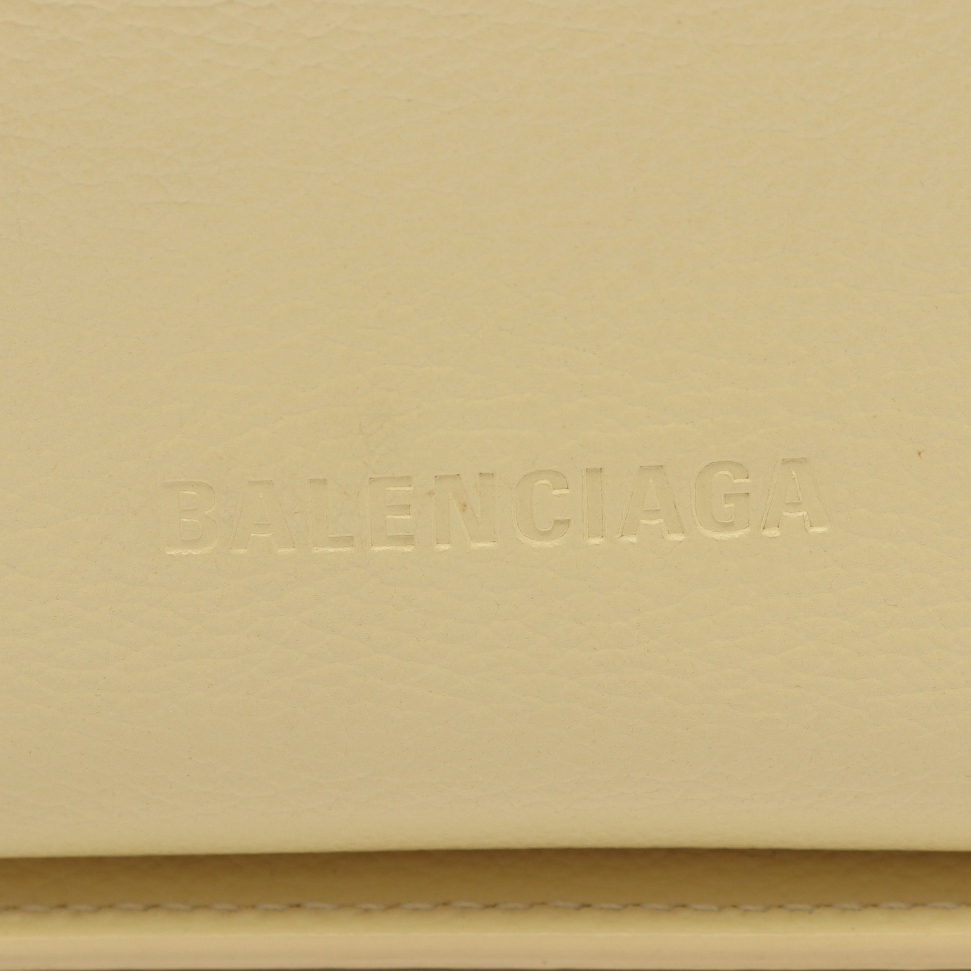 ノースサウス 2WAY ワンショルダーバッグ レザー ライトイエロー バレンシアガ バッグ BALENCIAGA