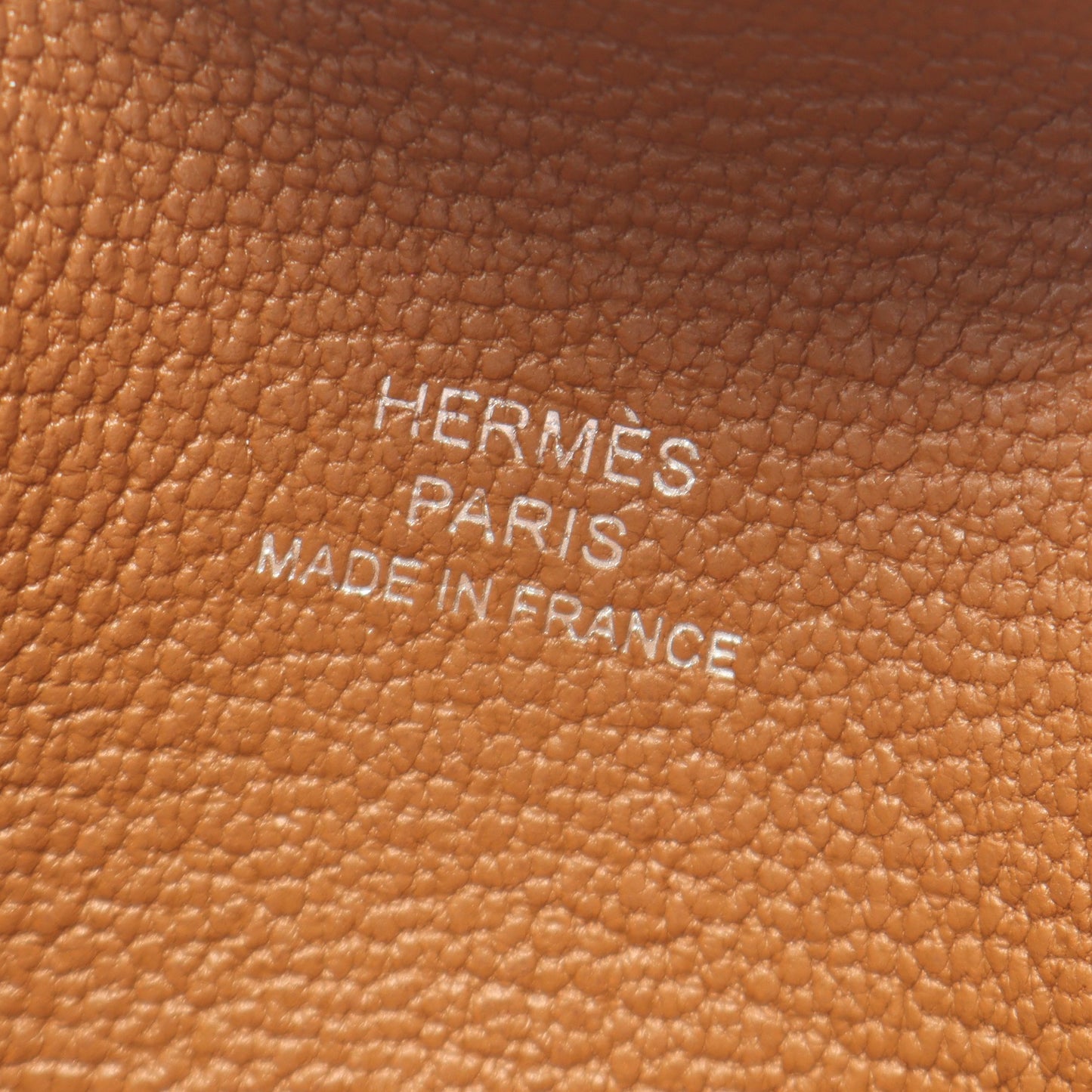 イリアード ゴールド カードケース エバーカラー ブラウン シルバー金具 W刻印 エルメス 財布・小物 HERMES