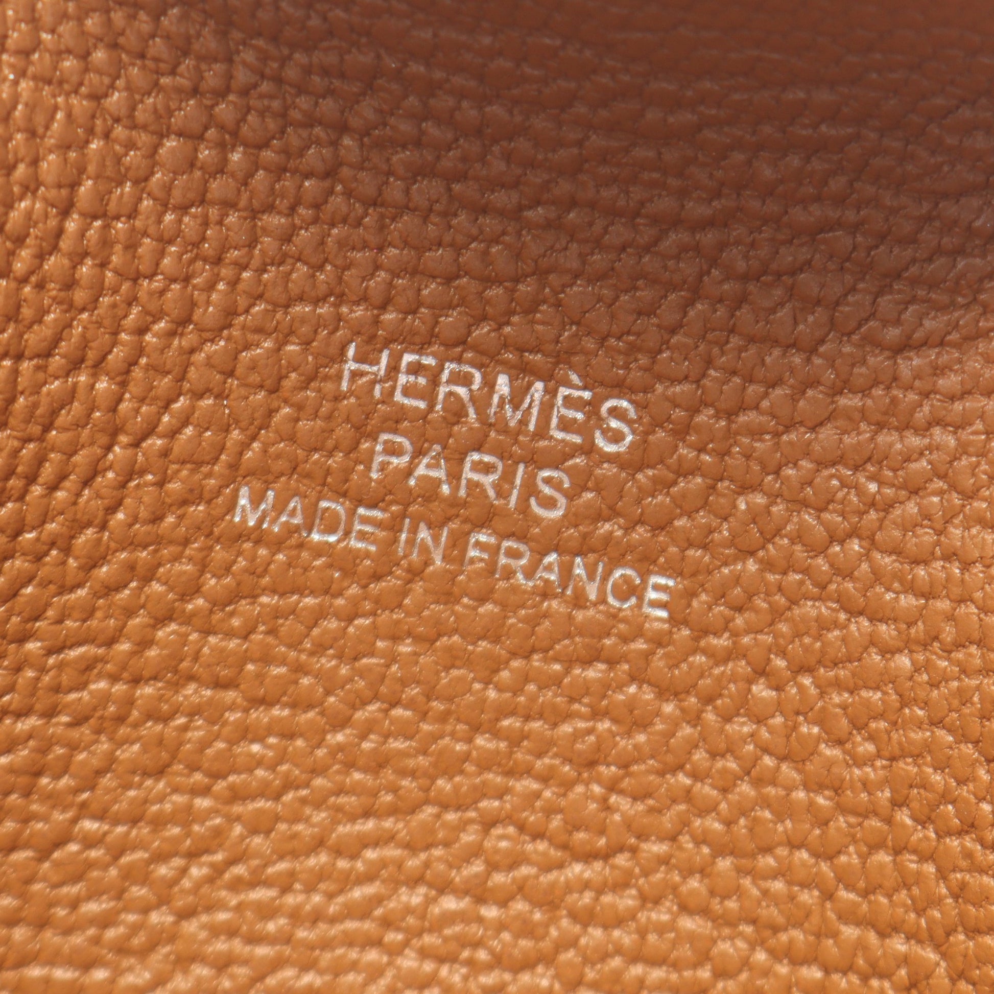 イリアード ゴールド カードケース エバーカラー ブラウン シルバー金具 W刻印 エルメス 財布・小物 HERMES