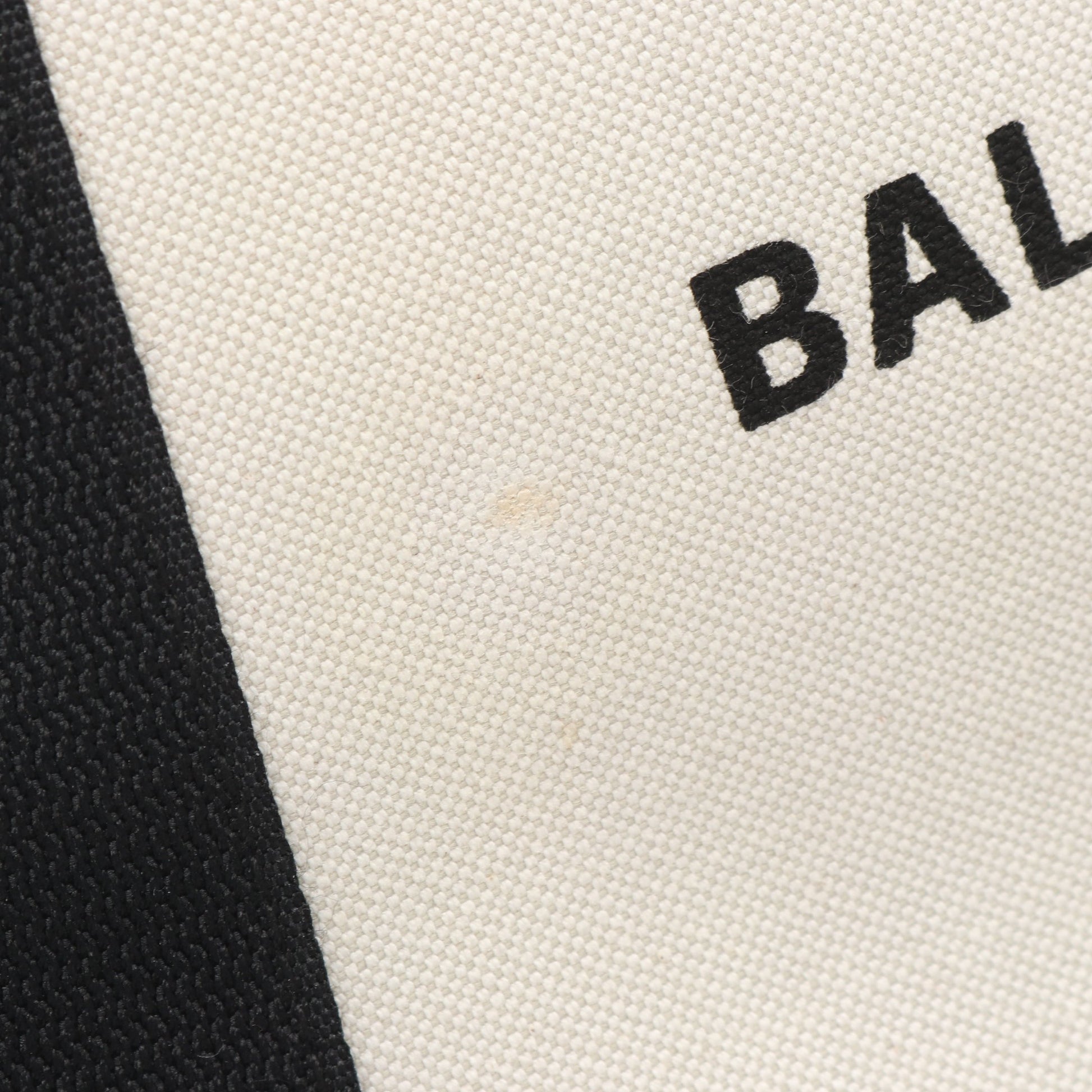NAVY CABAS S ネイビーカバ ハンドバッグ トートバッグ キャンバス レザー アイボリー ブラック バレンシアガ バッグ BALENCIAGA