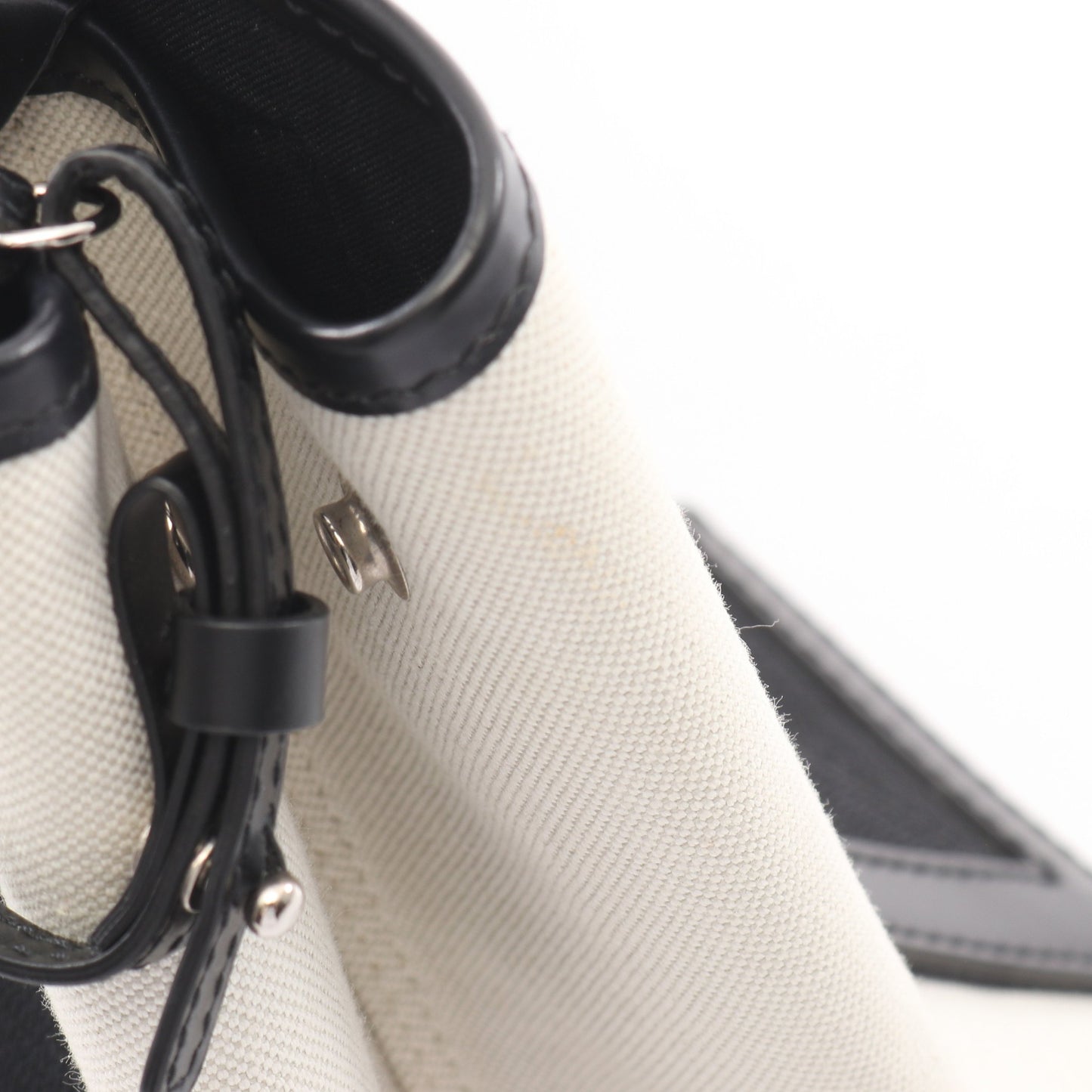 NAVY CABAS S ネイビーカバ ハンドバッグ トートバッグ キャンバス レザー アイボリー ブラック バレンシアガ バッグ BALENCIAGA