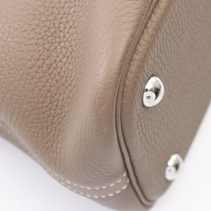 ボリード31 エトゥープ 2WAY ハンドバッグ トリヨンクレマンス グレーブラウン シルバー金具 Z刻印 エルメス バッグ HERMES