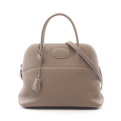 ボリード31 エトゥープ 2WAY ハンドバッグ トリヨンクレマンス グレーブラウン シルバー金具 Z刻印 エルメス バッグ HERMES
