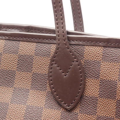 ネヴァーフルPM ダミエエベヌ ハンドバッグ トートバッグ PVC レザー ブラウン ルイヴィトン バッグ LOUIS VUITTON
