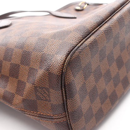 ネヴァーフルPM ダミエエベヌ ハンドバッグ トートバッグ PVC レザー ブラウン ルイヴィトン バッグ LOUIS VUITTON