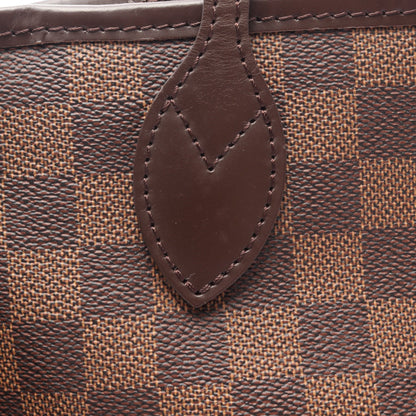 ネヴァーフルPM ダミエエベヌ ハンドバッグ トートバッグ PVC レザー ブラウン ルイヴィトン バッグ LOUIS VUITTON
