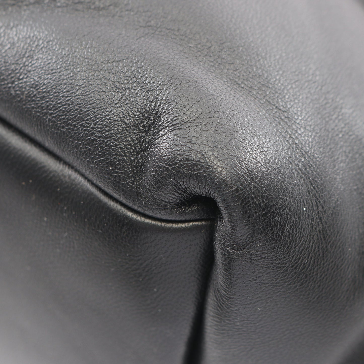 ワイド パファー ハンドバッグ トートバッグ レザー ブラック サンローランパリ バッグ SAINT LAURENT PARIS