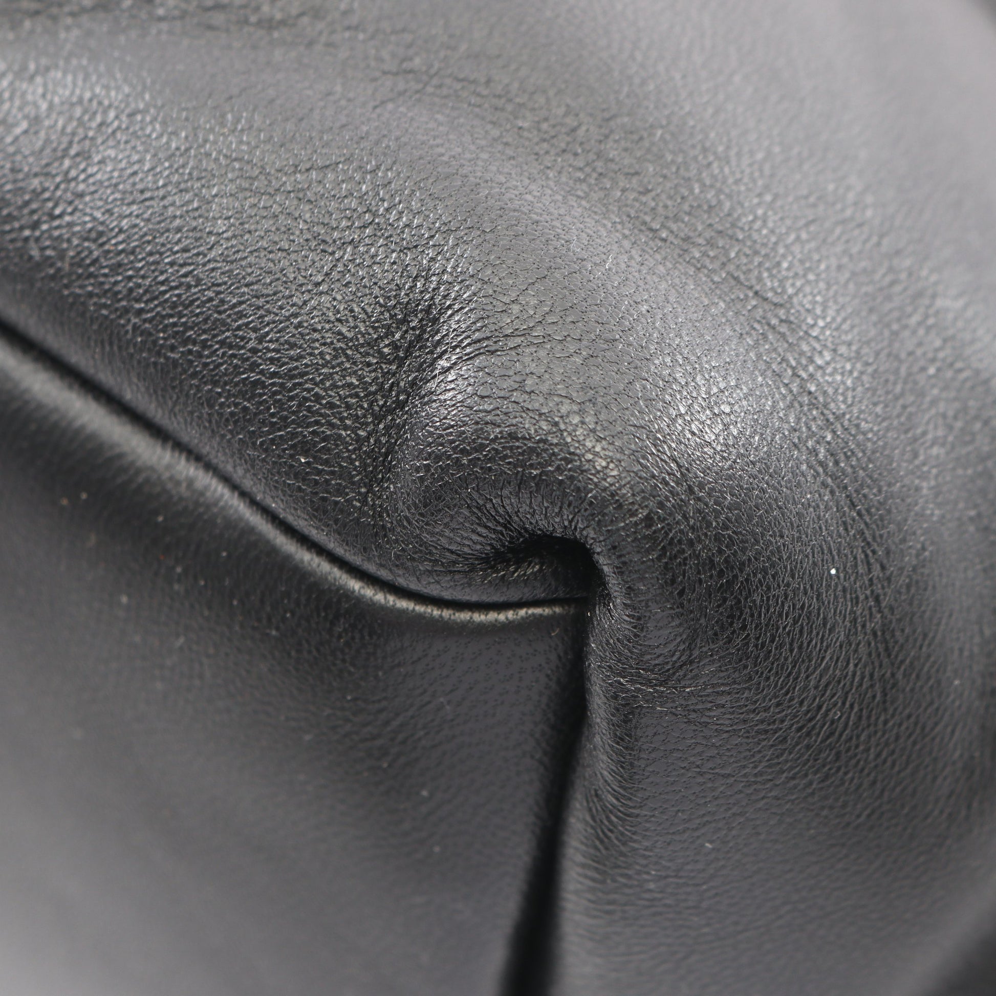 ワイド パファー ハンドバッグ トートバッグ レザー ブラック サンローランパリ バッグ SAINT LAURENT PARIS