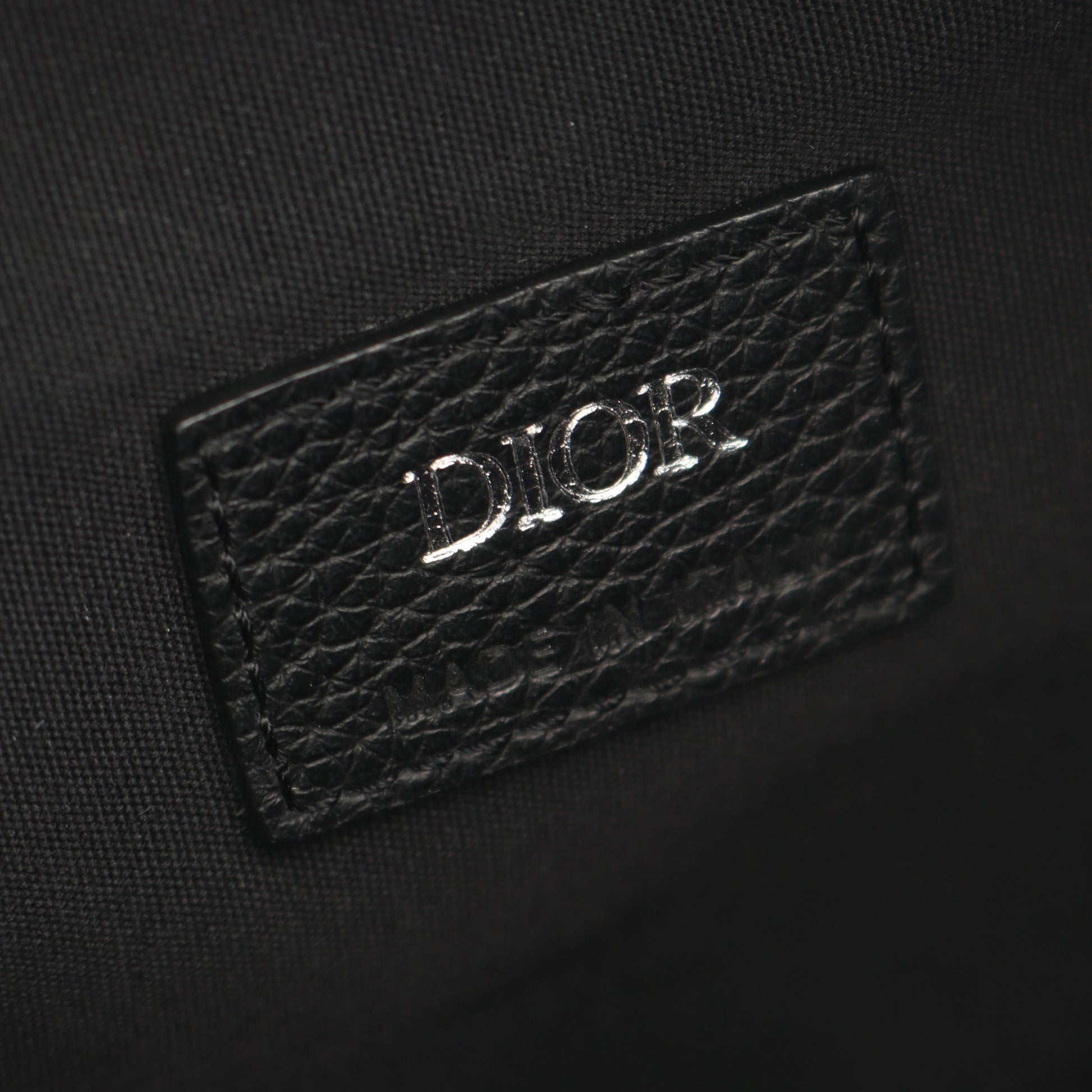 SADDLE サドル オブリーク ジャガード ボディバッグ キャンバス レザー ネイビー ベージュ クリスチャンディオール バッグ Christian Dior