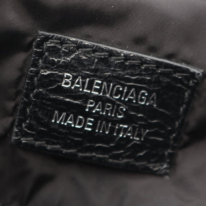 ショッパー ダストバッグ ショルダーバッグ レザー グレー バレンシアガ バッグ BALENCIAGA