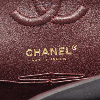 マトラッセ Wフラップ Wチェーンショルダーバッグ キャビアスキン ブラック ゴールド金具 シャネル バッグ CHANEL