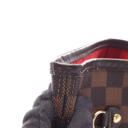 ネヴァーフルMM ダミエエベヌ ショルダーバッグ トートバッグ PVC レザー ブラウン ルイヴィトン バッグ LOUIS VUITTON