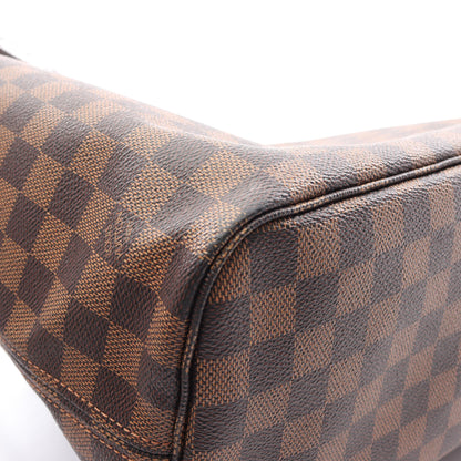 ネヴァーフルMM ダミエエベヌ ショルダーバッグ トートバッグ PVC レザー ブラウン ルイヴィトン バッグ LOUIS VUITTON